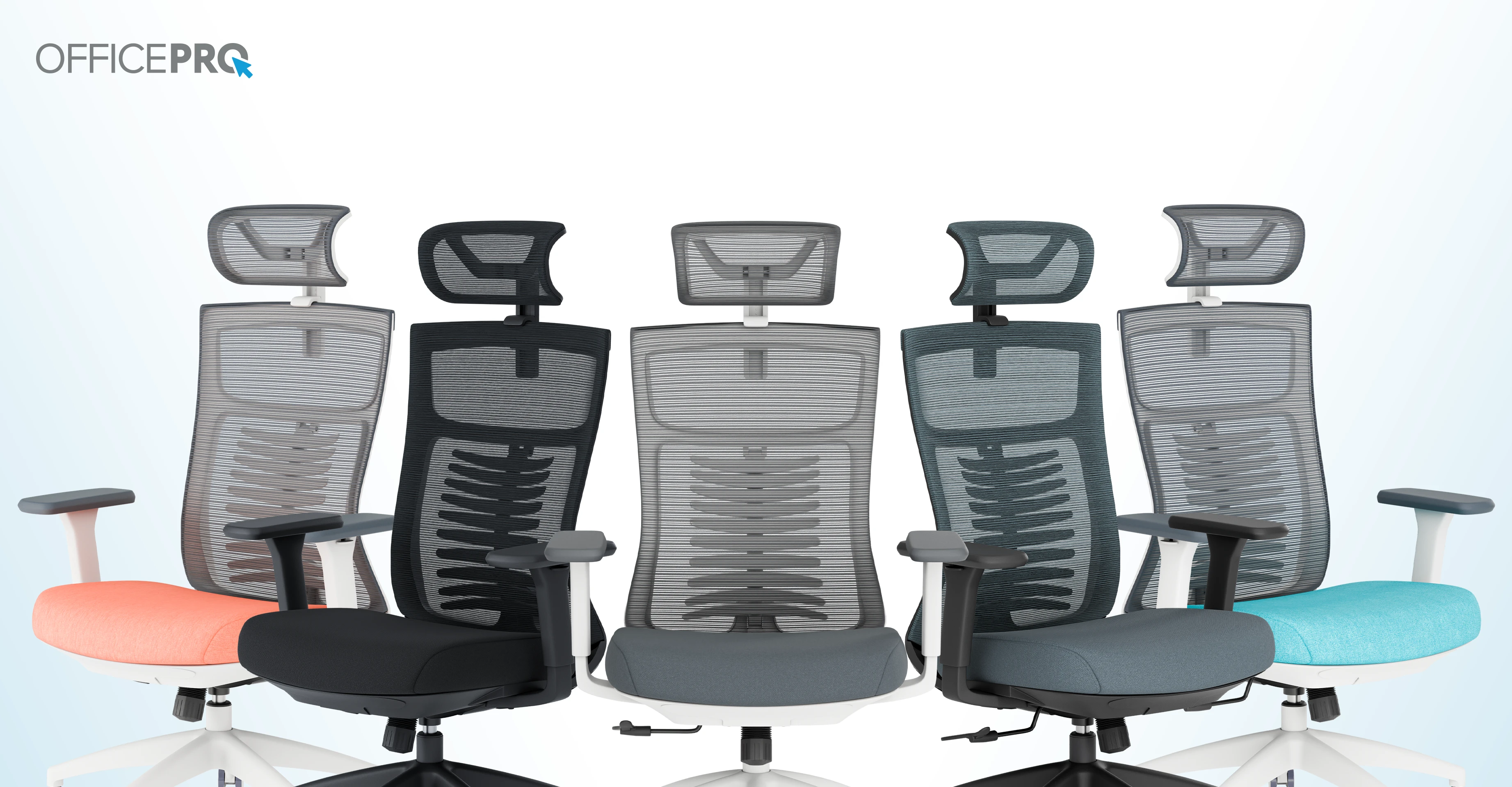 Кресло OfficePro OC550 в 5 цветах на выбор