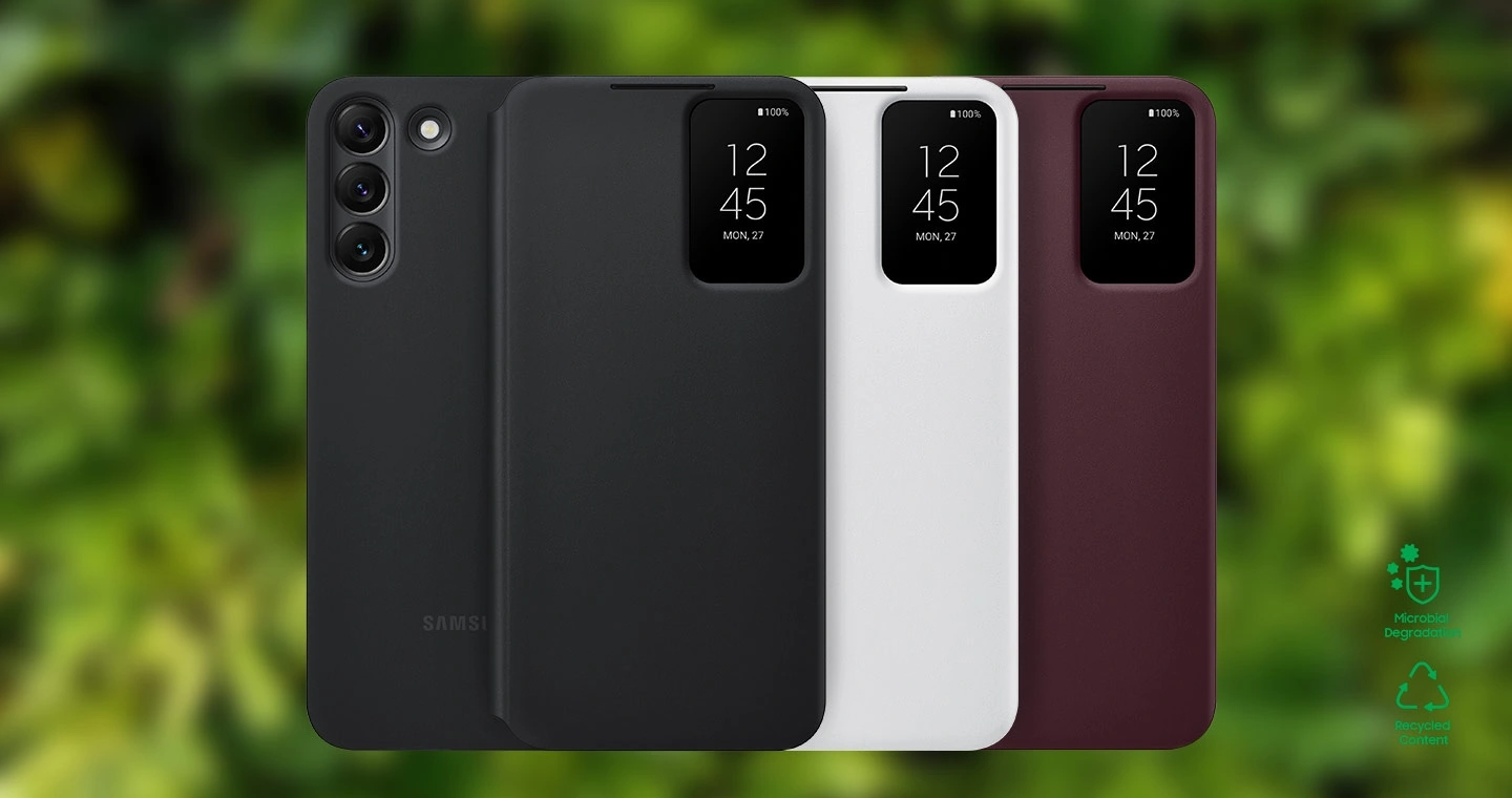 Три цвета Galaxy S22+ Smart Clear View Cover