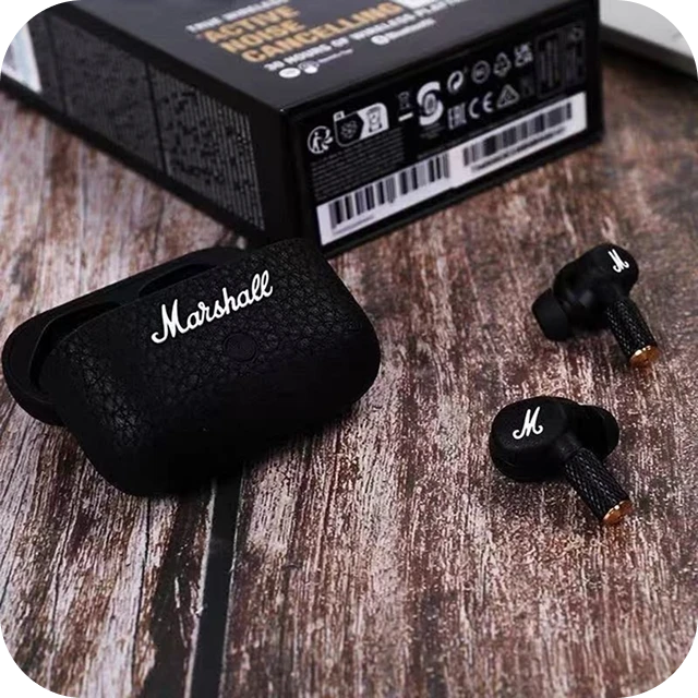 Вакуумные наушники Marshall Motif II ANC в ухе с включенным режимом активного шумоподавления