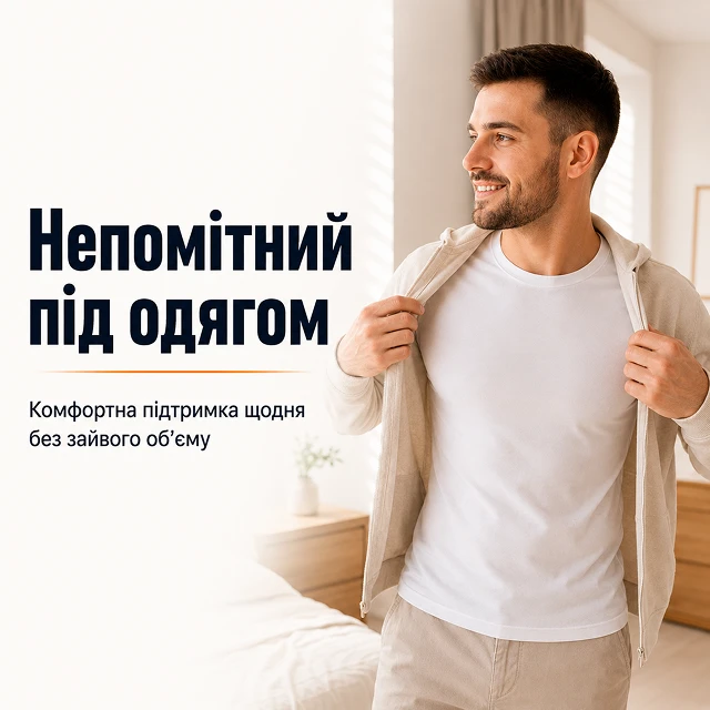 Коректор постави практично непомітний під повсякденним одягом