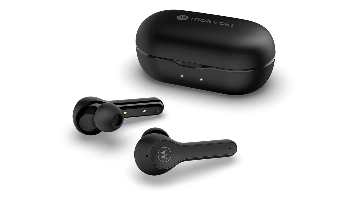 Повністю бездротові навушники Motorola MOTO BUDS 085 чорного кольору