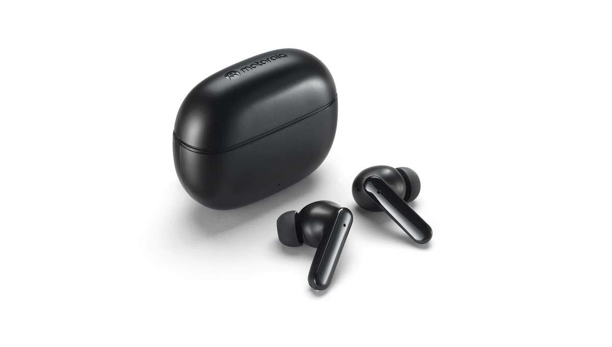 Полностью беспроводные наушники Motorola MOTO BUDS 125 чёрного цвета