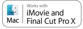 Совместим с iMovie и Final Cut Pro X