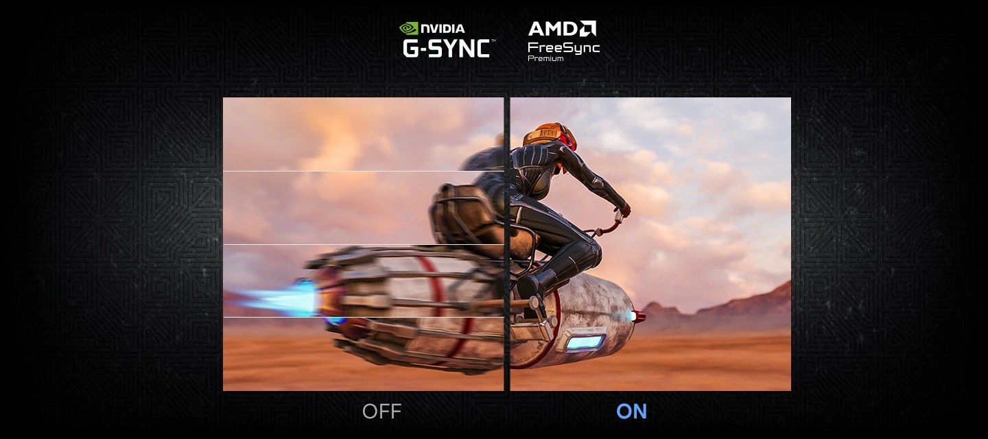 Совместимость с NVIDIA G-Sync и AMD FreeSync Premium