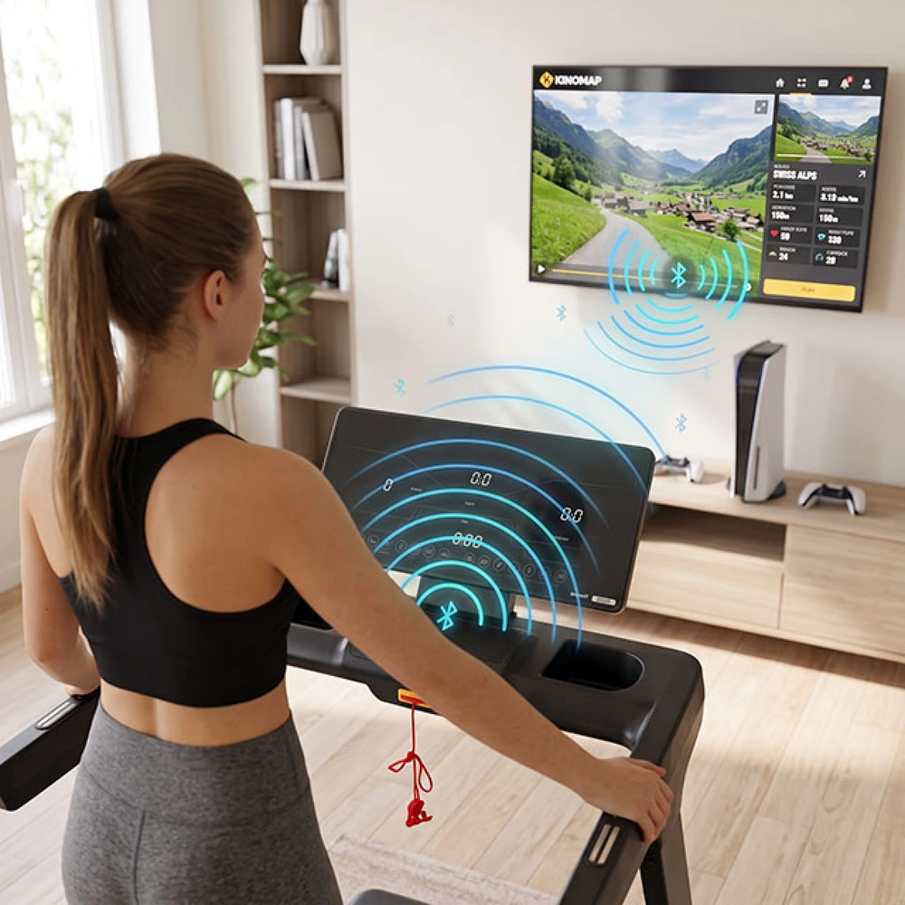 Интерактивный фитнес и LED-консоль беговой дорожки FitLogic T771