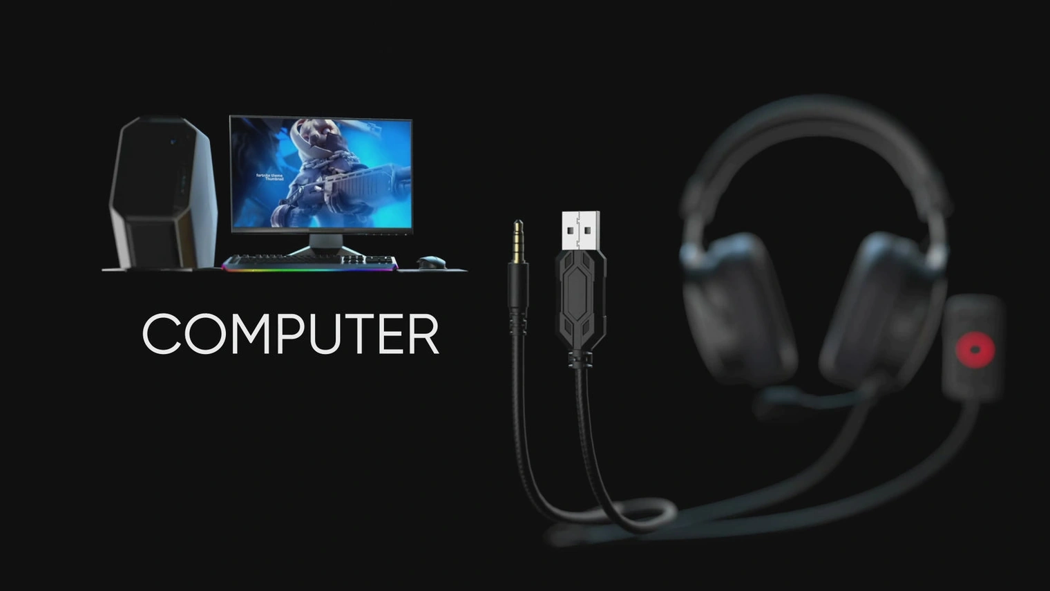 Підключення навушників FIFINE H9 до ПК через USB та 3,5 мм
