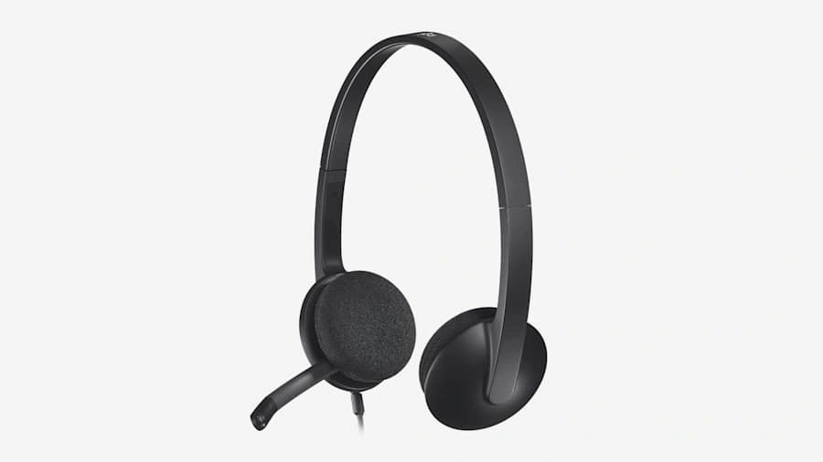 Гарнитура Logitech H340 USB, вид спереди