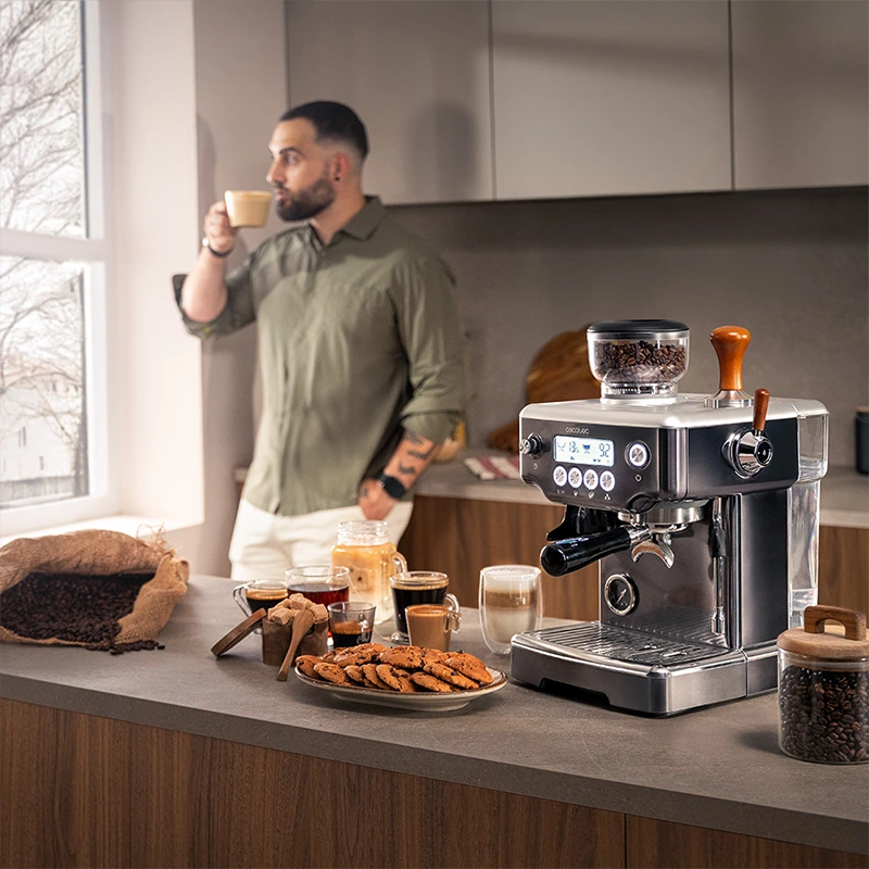 Подвійна система термоблоків кавоварки CECOTEC Power Espresso 20 Barista