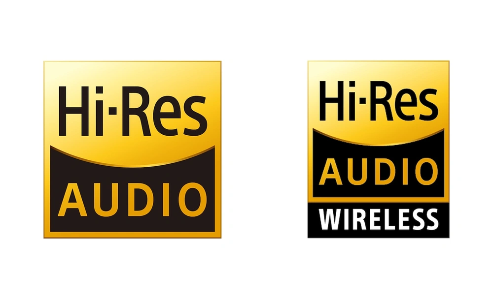 Логотипы Hi-Res Audio и Hi-Res Audio Wireless