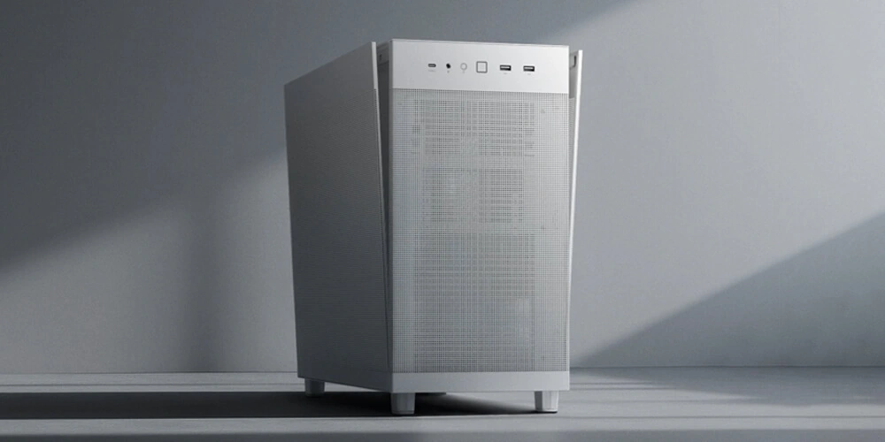 Снятие боковой панели корпуса ASUS Prime AP303