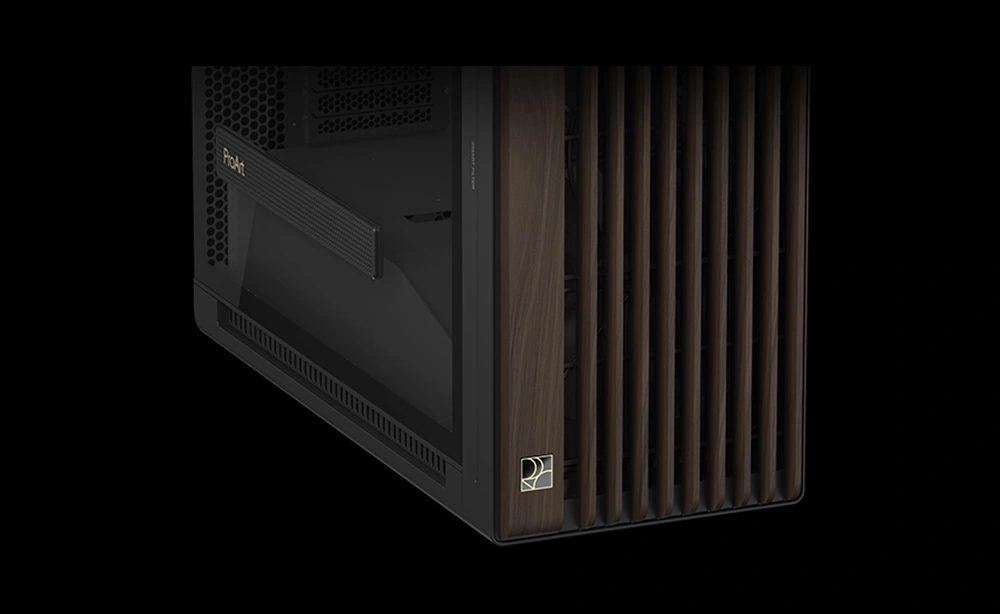 Дерев'яна передня панель корпусу ProArt PA602 Wood Edition