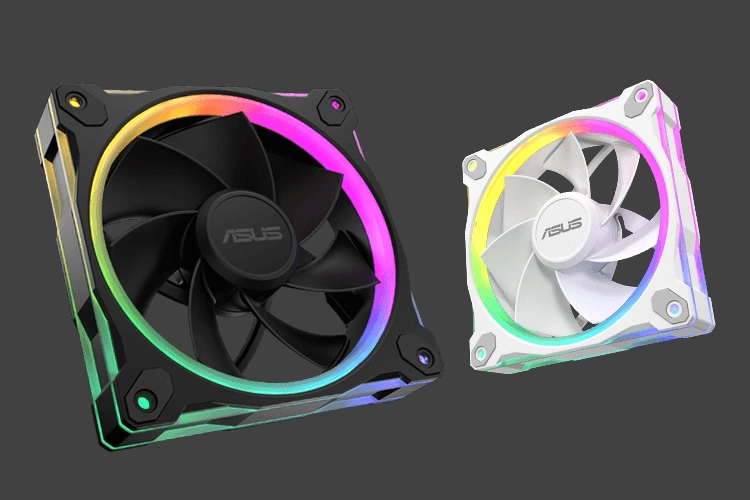 Реверсивные лопасти вентилятора ASUS Prime MR120 ARGB