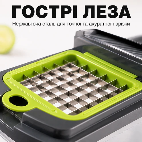 Острые лезвия из нержавеющей стали для точной и ровной нарезки
