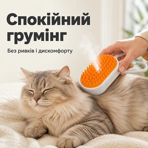 Спокійний грумінг без ривків і дискомфорту для тварини