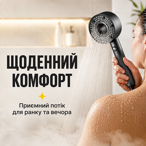 Щоденний комфорт та приємний потік води