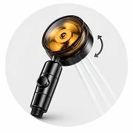 Турбо лійка для душу BRS Black на 5 режимів