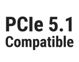 Значок поддержки PCIe 5.1 блока питания ASUS Pro WS 2200W Platinum