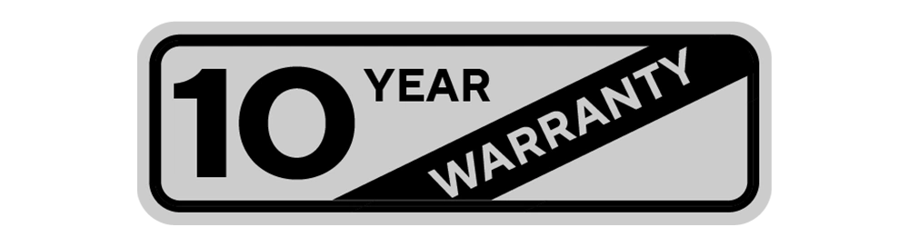 Логотип 10-летней гарантии блока питания ASUS Pro WS 2200W Platinum