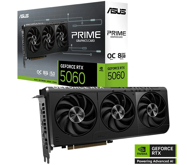 Відеокарта ASUS PCI-Ex GeForce RTX 5060 PRIME OC Edition 8GB GDDR7