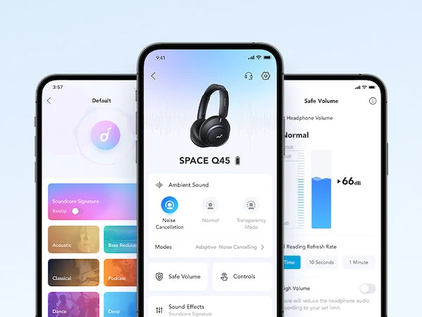 Застосунок soundcore для навушників Space Q45