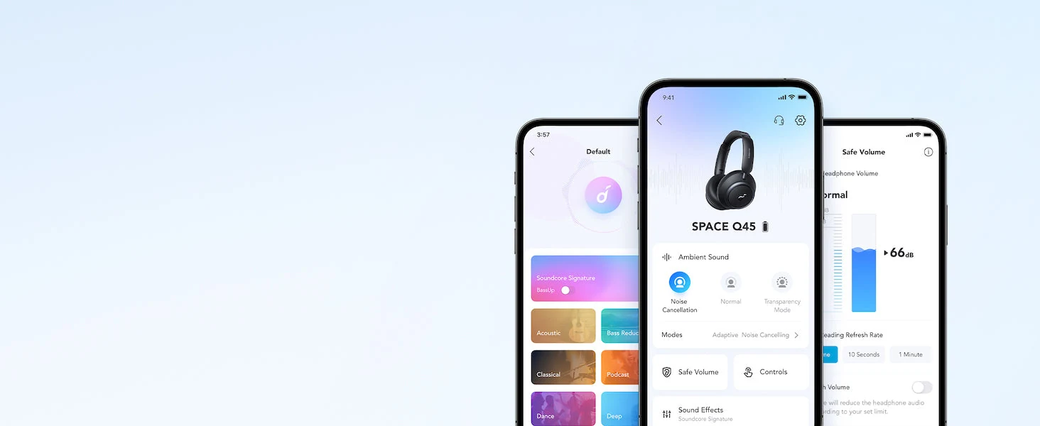 Застосунок soundcore для навушників Space Q45