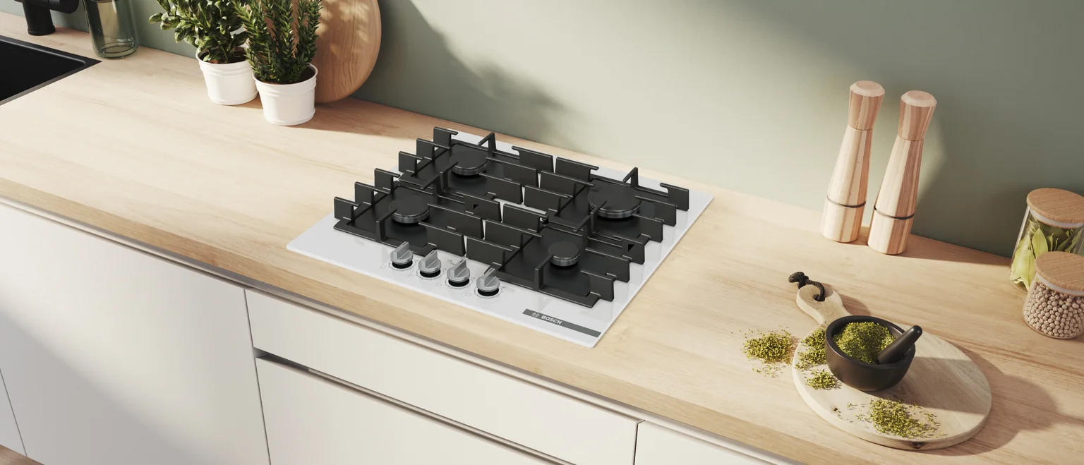 Газова варильна поверхня Bosch PPP6A2I40R, Серія 6, 60 см