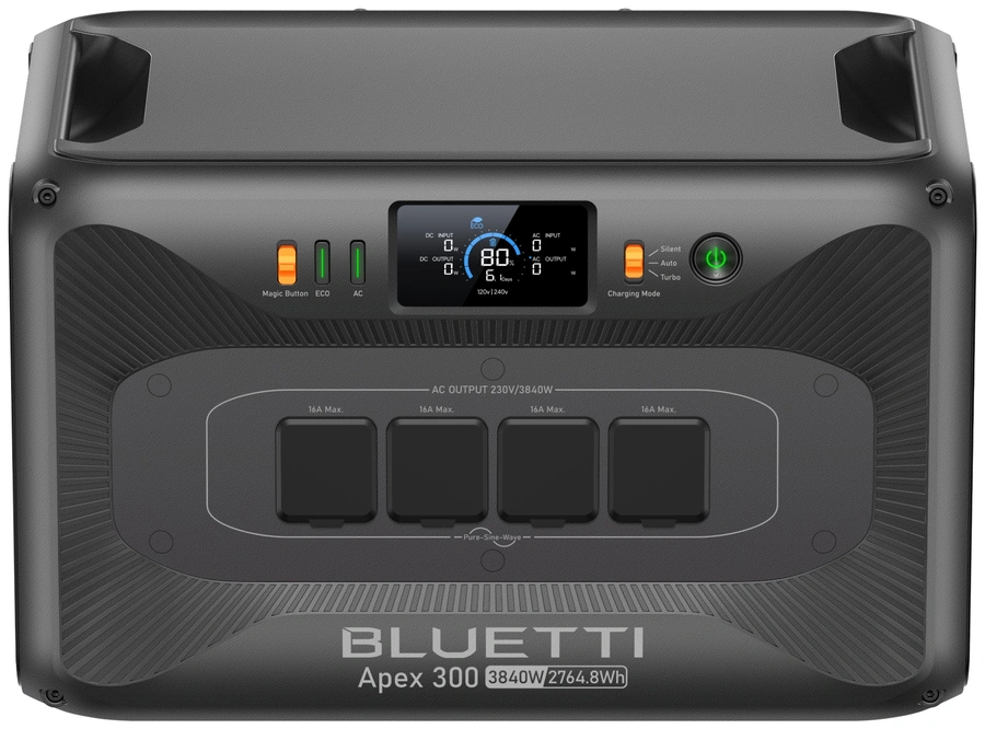Зарядная станция BLUETTI Apex 300, вид сбоку