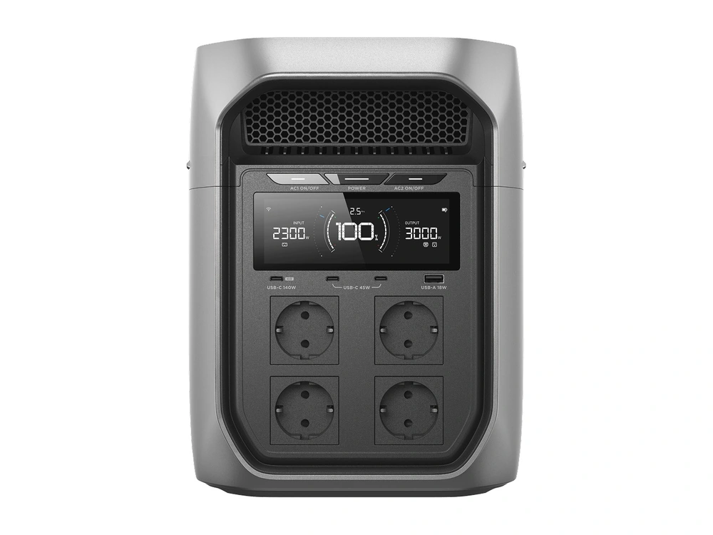 Зарядная станция EcoFlow DELTA 3 Max с четырьмя розетками 230 В