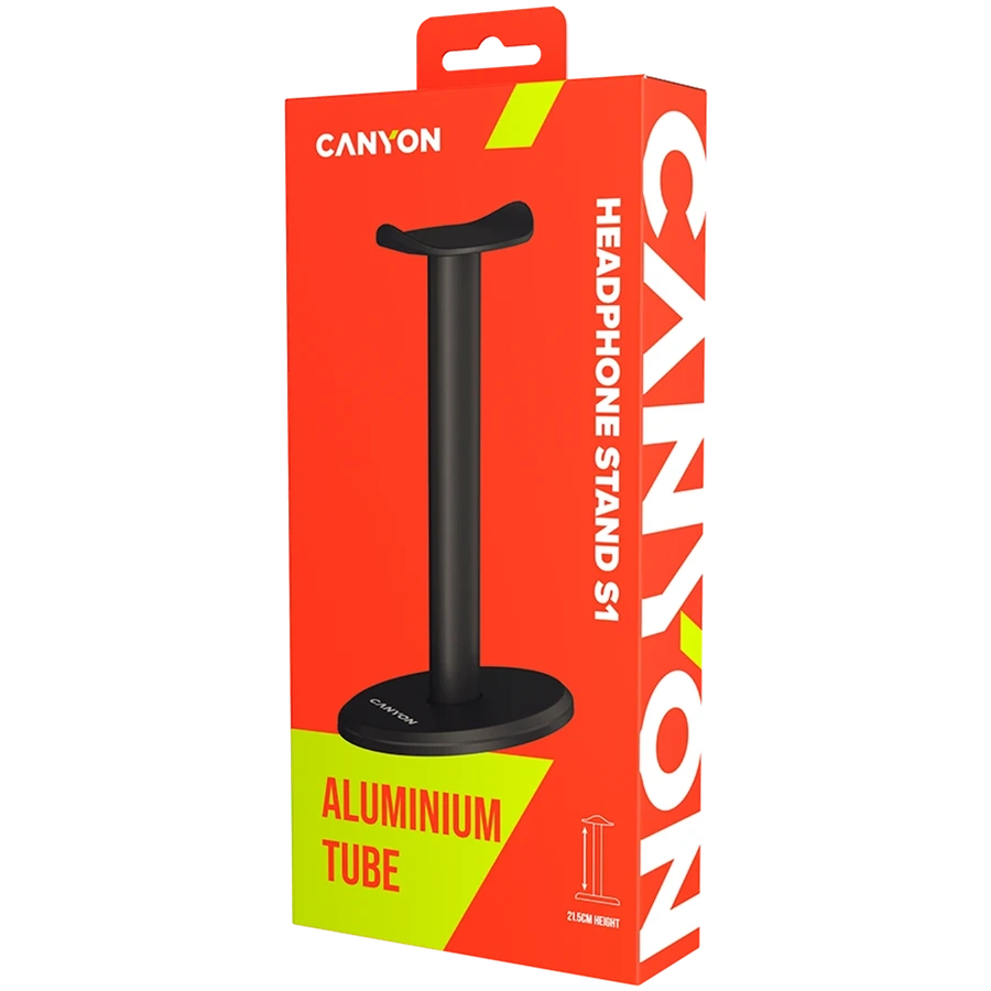 Підставка для навушників Canyon S-1 Black — комплект