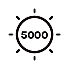 Максимальная яркость — до 5000 нит
