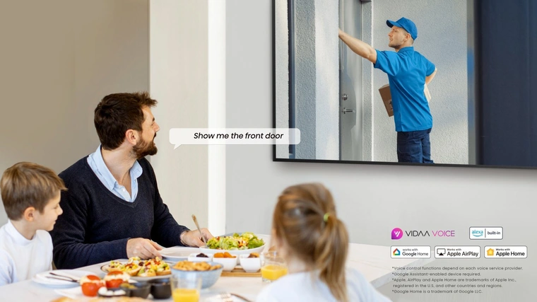 VIDAA Voice, вбудований помічник Alexa, AirPlay, Apple Home