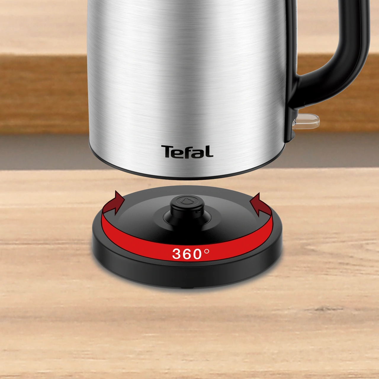 Подставка чайника Tefal KI1R0DE0 с радиусом вращения на 360 градусов