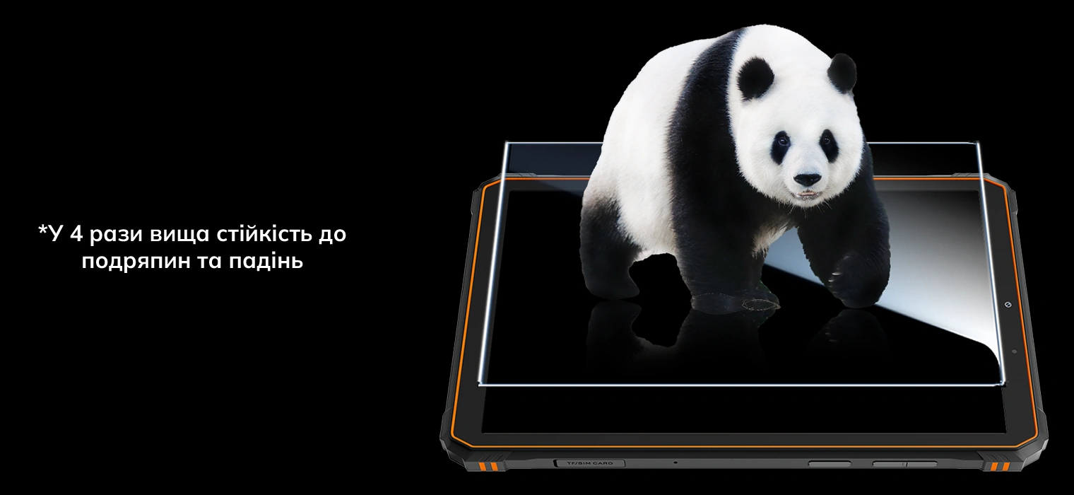 Защитное стекло Panda MN228 на экране планшета Blackview Active 5