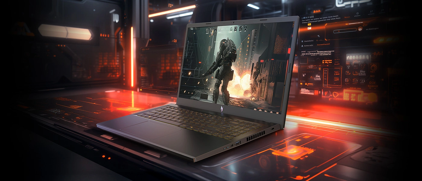 Дизайн ноутбука Acer Nitro V 15 AI