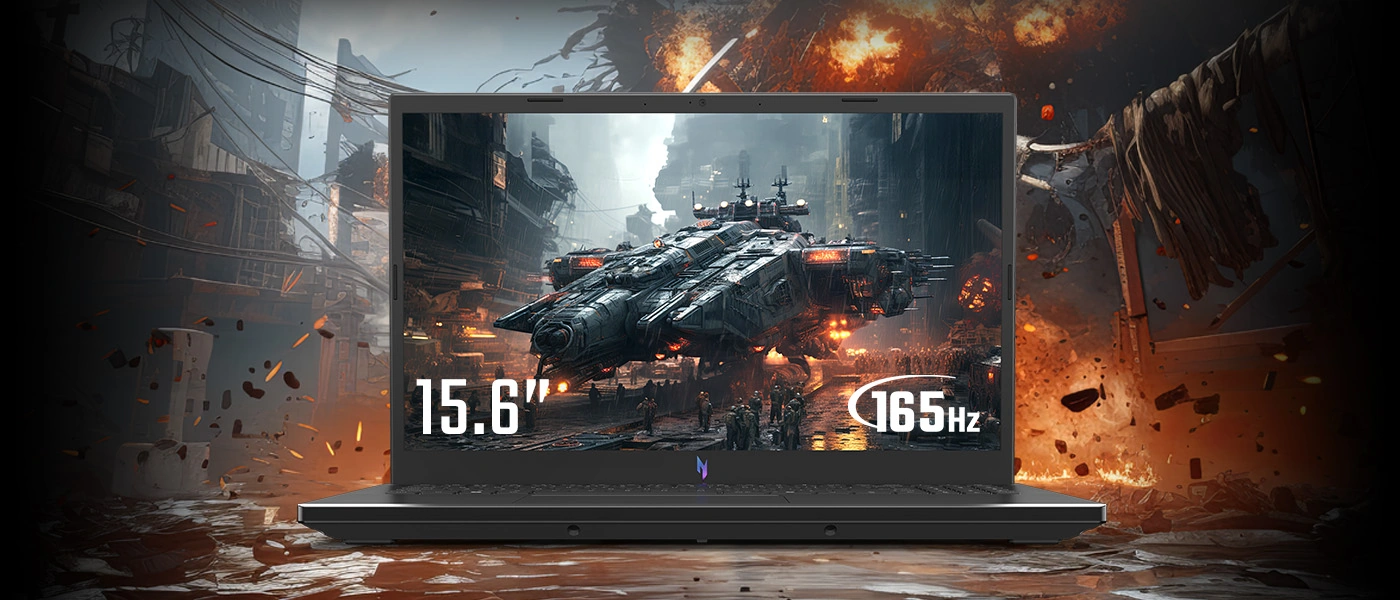 Дисплей 15.6 дюйма с частотой 165 Гц