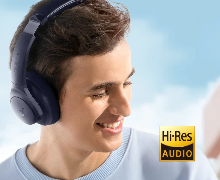 Звук с сертификацией Hi-Res Audio в наушниках Q20i