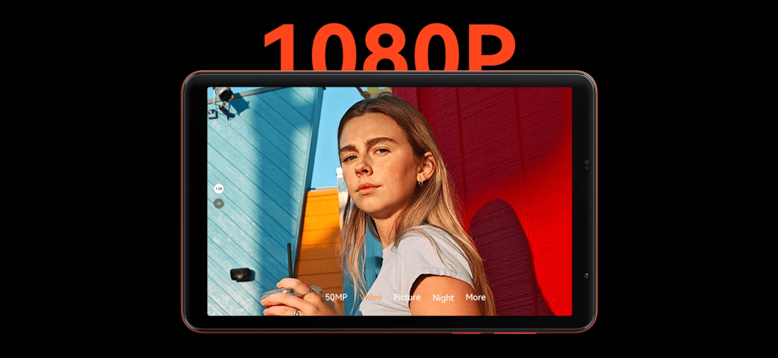 Видеозапись в формате 1080P Full HD на планшете Blackview ZENO 1