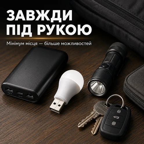 Компактный свет всегда под рукой, минимум места — больше возможностей