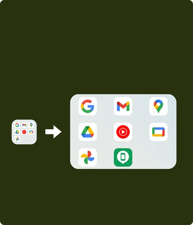 Большие папки на LINK 2