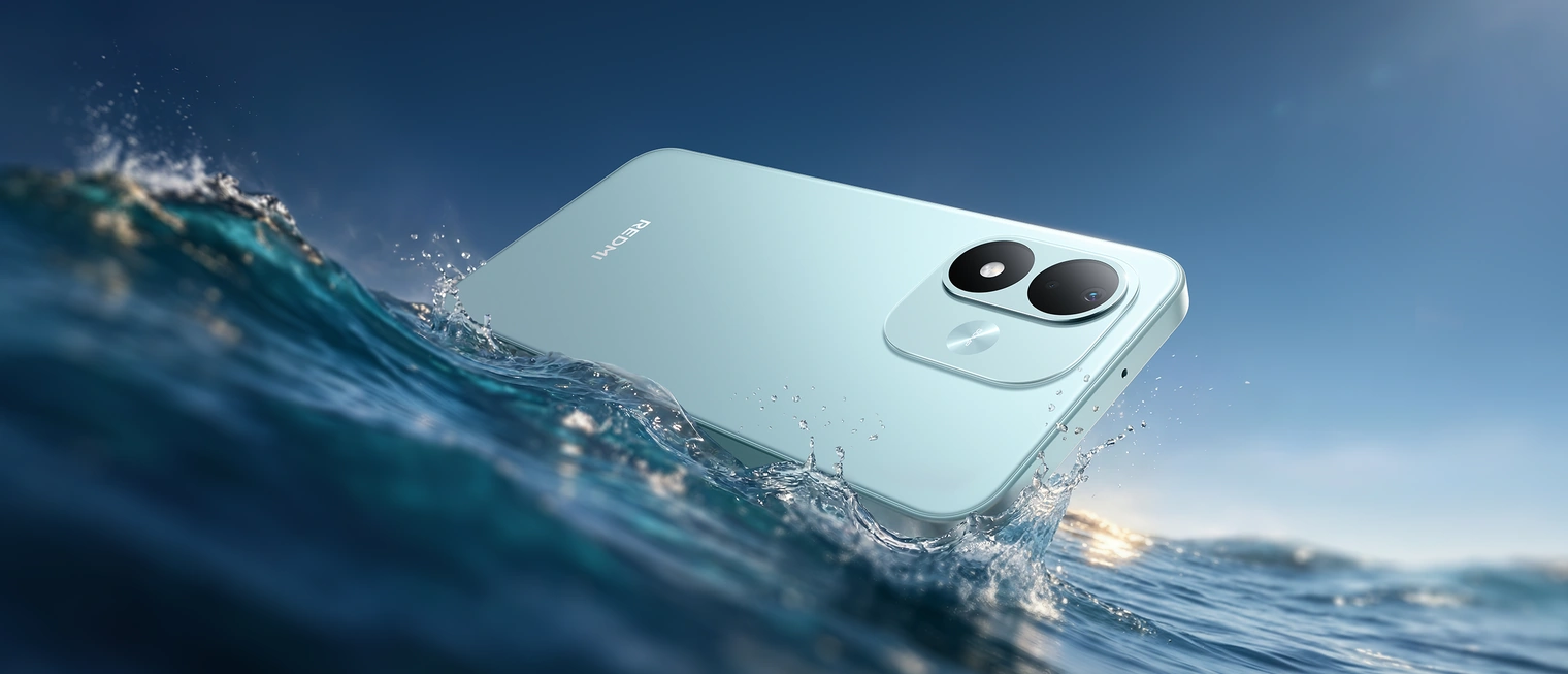 Redmi Note 17 в цвете Sky Teal