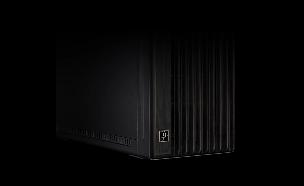 Передняя панель корпуса ProArt PA602 Wood Edition, изготовленная из дерева