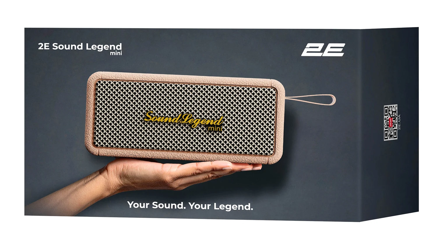 Упаковка портативной акустической системы 2E SoundLegend Mini