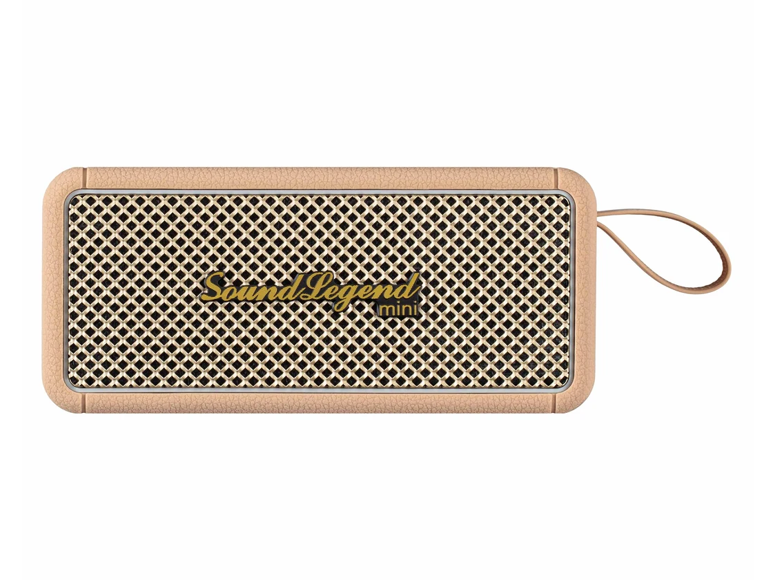 Передняя решётка акустической системы 2E SoundLegend Mini коричневого цвета