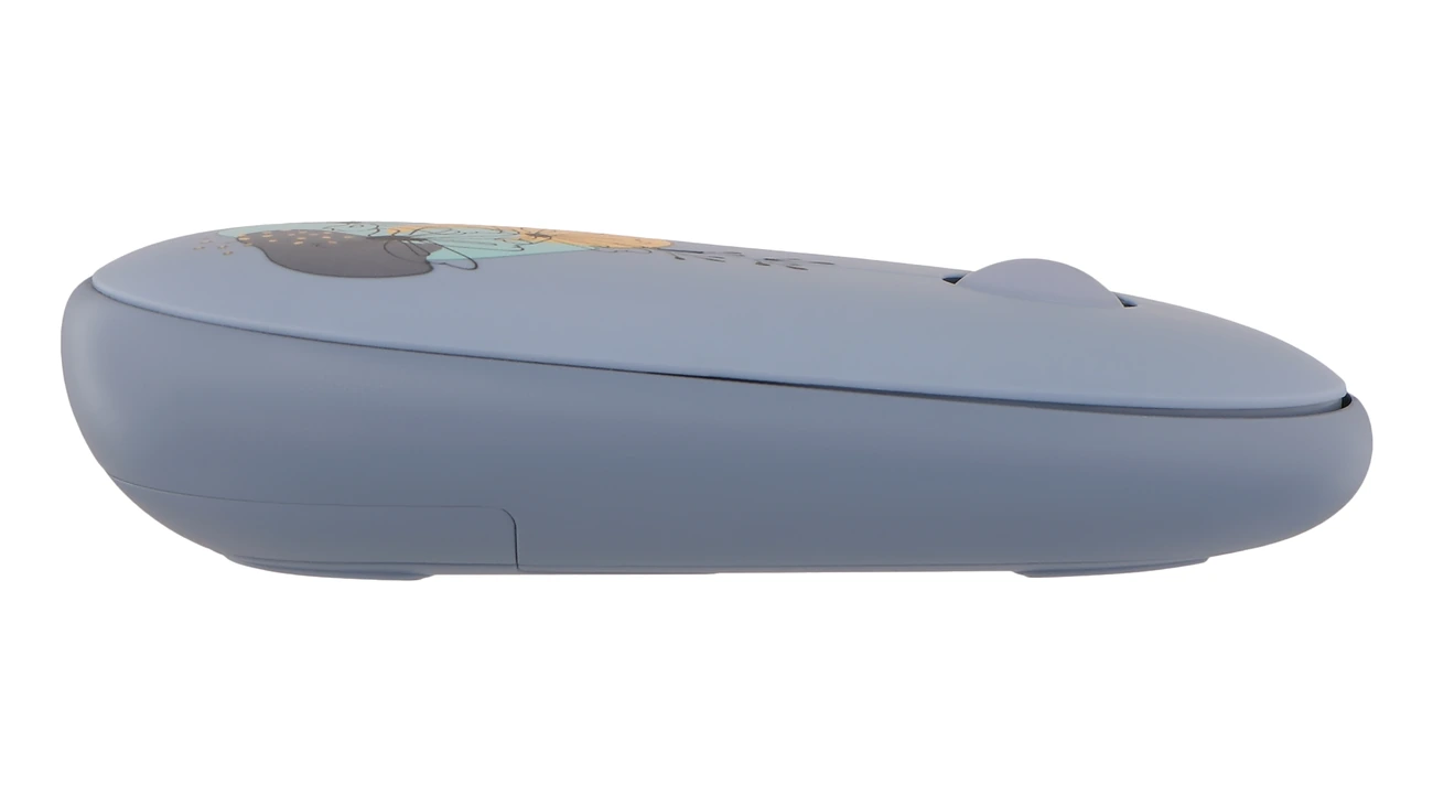 Тонкий профиль мыши 2E MF300 FLORA:MALLOW сбоку