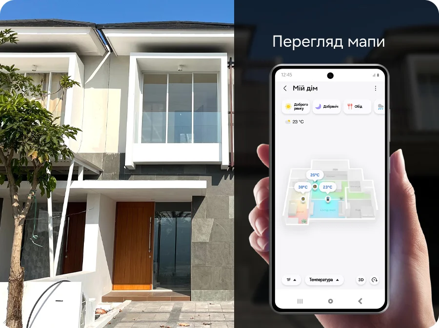 Рівномірний 4-сторонній потік повітря для охолодження кожного куточка кімнати