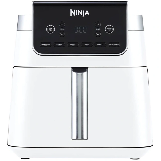 Мультипечь Ninja Air Fryer MAX PRO AF180EUWH в белом корпусе, вид спереди