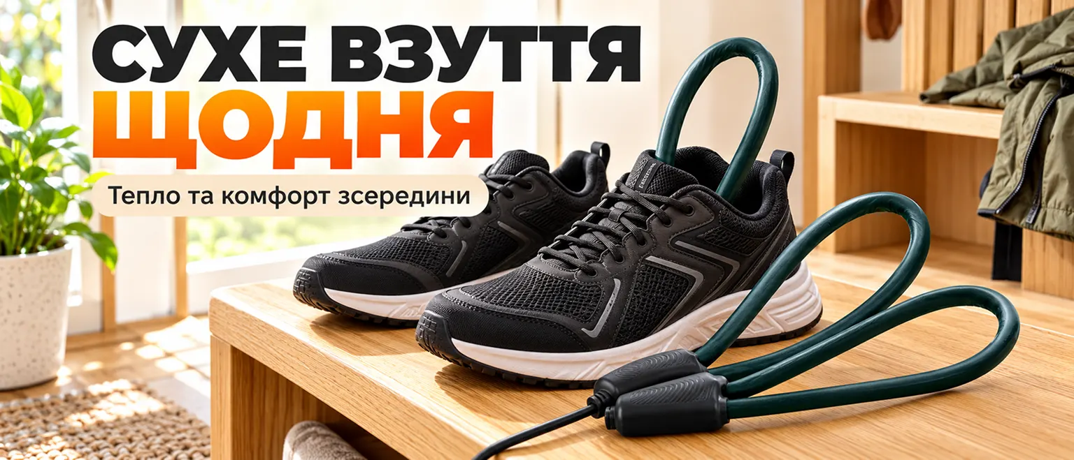 Электрическая универсальная сушилка для обуви с нагревательными дугами