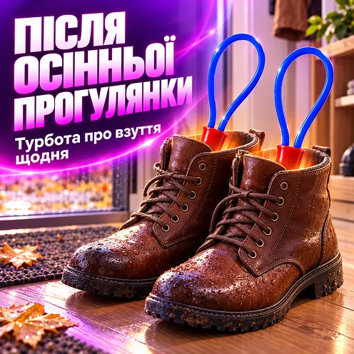 Бережный уход за обувью после осенней прогулки