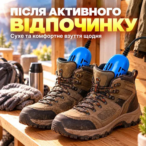 Сухая и комфортная обувь каждый день после активного отдыха