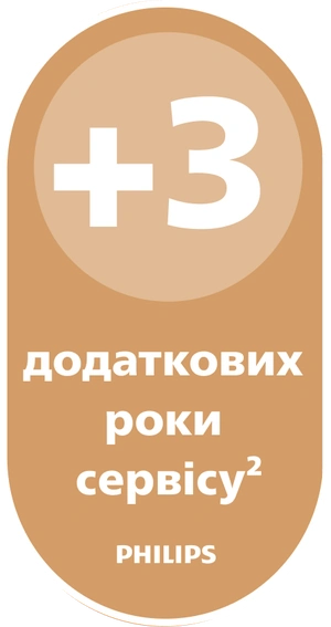 +3 додаткових роки сервісу